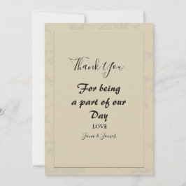 Modern Elegant Romantic-tack Inbjudningar