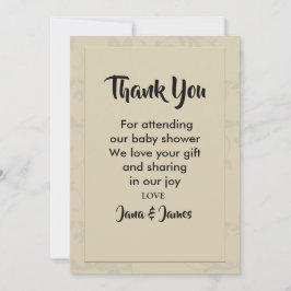 Modern Elegant Romantic-tack Inbjudningar