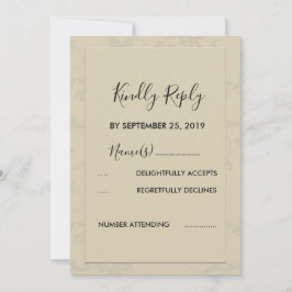 Modern Elegant Romantisk OSA Inbjudningar