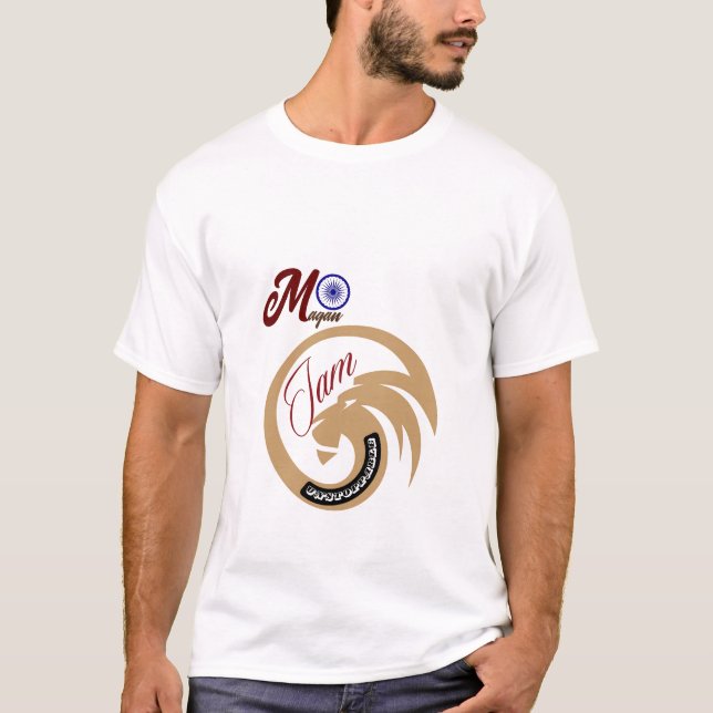 Modern Elegant - rörlighetskjorta för eget namn T Shirt (Framsida)