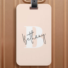 Modern Elegant Rosa Monogram