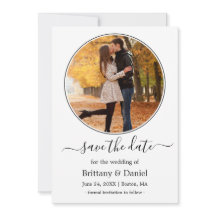 Modern Elegant Round Photo Ram