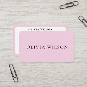 Modern Elegant Salong personlig QR-kod vit Visitkort