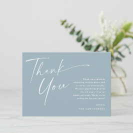 Modern Elegant Script Baby Shower Tack Kort