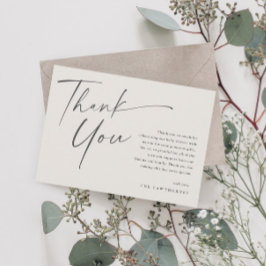 Modern Elegant Script Baby Shower Tack Kort