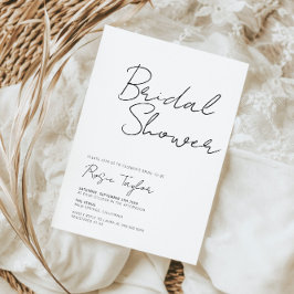 Modern Elegant Script-Möhippa Inbjudningar