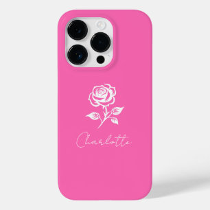 Modern Elegant Shock rosa och Ro eget namn