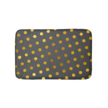 Modern Elegant Simple Classy Grått Guld Polka dots