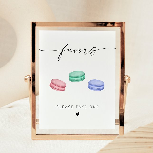 Modern Elegant Skript Macaron Fördelar Affisch (Skapare uppladdad)