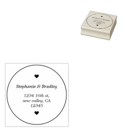 Modern Elegant-skript Nytt Bröllop Stämpel