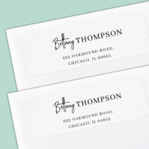 Modern Elegant-skript och typografi-monogram