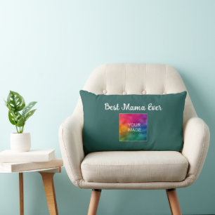 Modern Elegant skriptmall Bästa Mamma någonsin Lumbarkudde