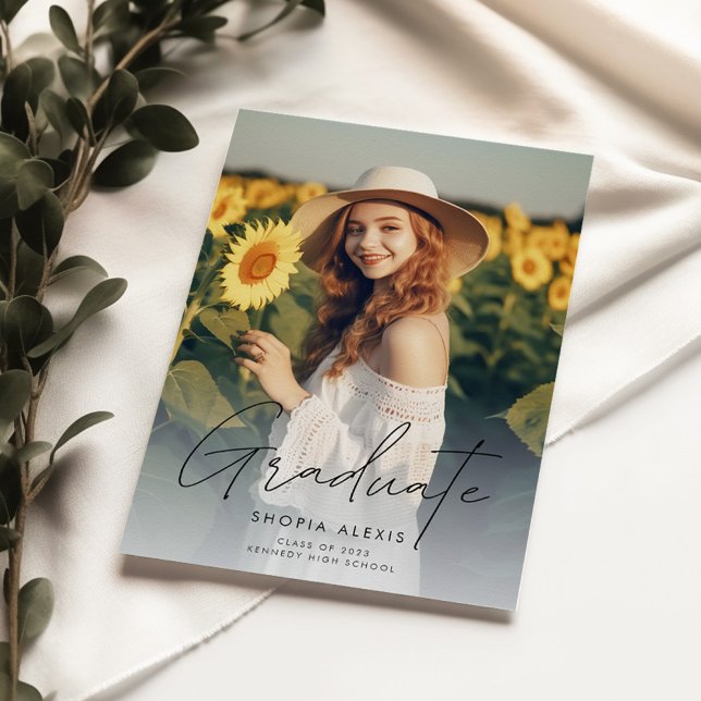 Modern Elegant Skriptövertäckning 2 Photo Studente Meddelande (Skapare uppladdad)