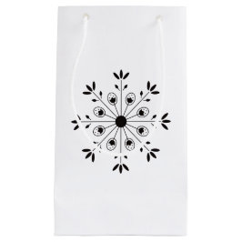 Modern Elegant Snöflinga Jul Holiday Enkel