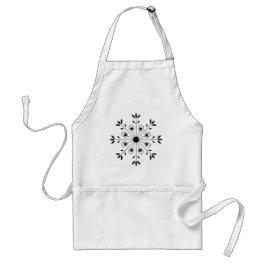 Modern Elegant Snöflinga Jul Vinter Förkläde