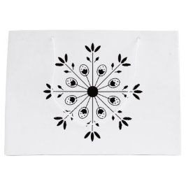 Modern Elegant Snowflake-Helgdag Enkel