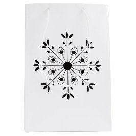 Modern Elegant Snowflake-Helgdag Enkel