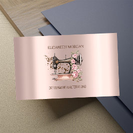 Modern Elegant Snyggt Diamonds Sewing Maskin Visitkort