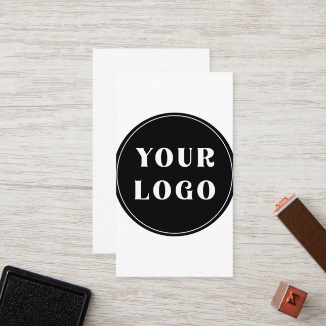 Modern, elegant, snyggt och Anpassade Lojalitetskort (Fram/Back In Situ)