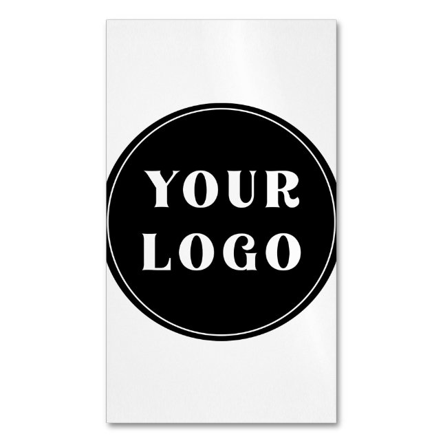 Modern, elegant, snyggt och Anpassade Magnetiska Visitkort (Framsida vertikal)