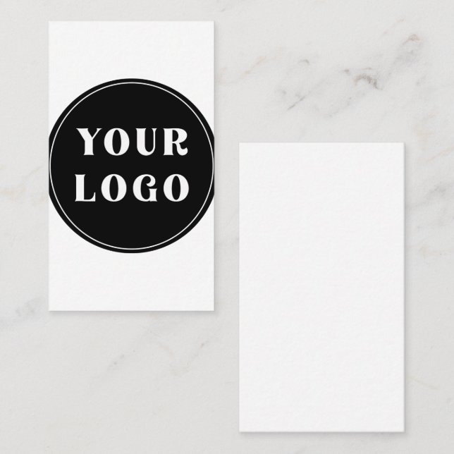 Modern, elegant, snyggt och Anpassade Tidsbeställning Kort (Fram/baksida)