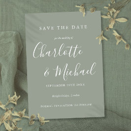 Modern elegant spara datumet