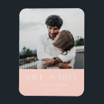 Modern Elegant Spara datumpersika Magnet<br><div class="desc">Modern Elegant Spara datumpersika</div>