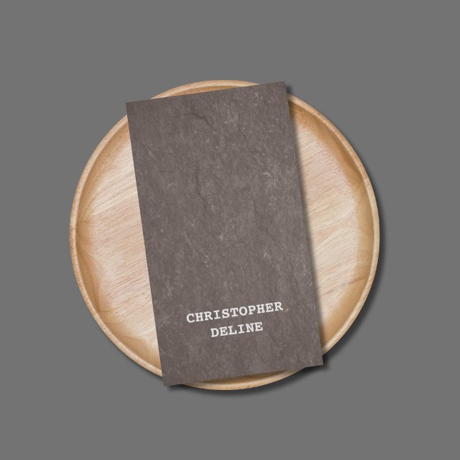 Modern Elegant Struktur Brown Consultant Visitkort (Skapare uppladdad)