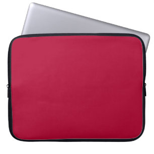 Modern Elegant Svart och Burgunderröd Mönster Laptop Fodral