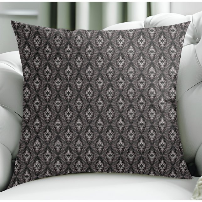 Modern Elegant - svart och vit-mask Kudde (Skapare uppladdad)
