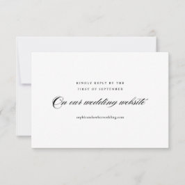 Modern Elegant, svart och vitt, minimalistiskt Brö OSA Kort