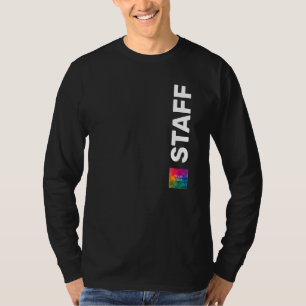 Modern Elegant, svart T Shirts-mall för män Shirt