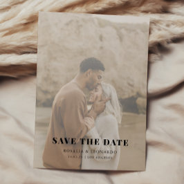 Modern Elegant, svartvit bröllopsinbjudan Inbjudningar