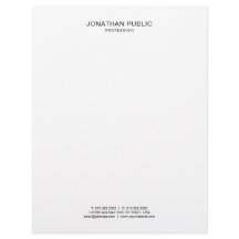 Modern elegant svartvit enkel mall