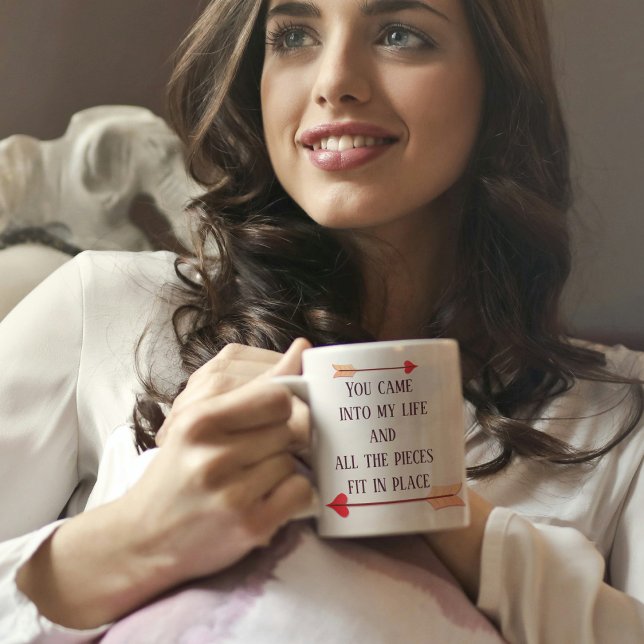 Modern, elegant texttekaffe Mugg (Skapare uppladdad)