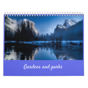 Modern Elegant, trädgårdar och Parker Kalender