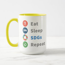Modern Elegant Trendig ger hållbarhet 2030 Mugg