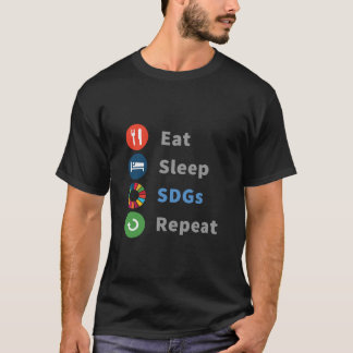 Modern Elegant Trendig ger hållbarhet 2030 T Shirt