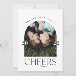 Modern elegant trendig typography red christmas