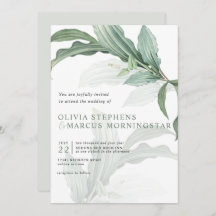 Modern Elegant Tropical Löv