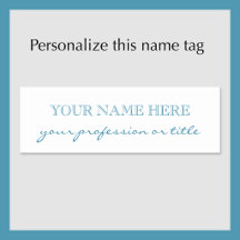 Modern Elegant Turkos Aqua Professionell ID