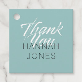 Modern Elegant Turkos Mintgrön Bröllopsfest Gåvor Etiketter