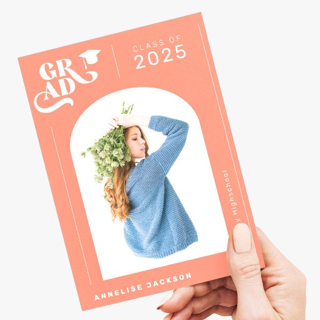 Modern elegant-typografi, fotoår student meddelande (Skapare uppladdad)