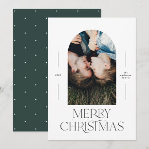 Modern elegant-typografi grönt 1 fotojul