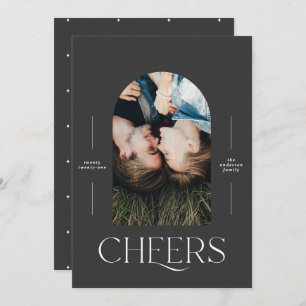 Modern elegant-typografi svart 1 bild jul