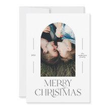 Modern elegant-typografi svart + vit julklump