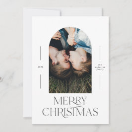 Modern elegant-typografi svart + vit julklump