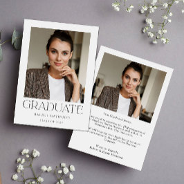 Modern Elegant Typography Photo Studenten Meddelande