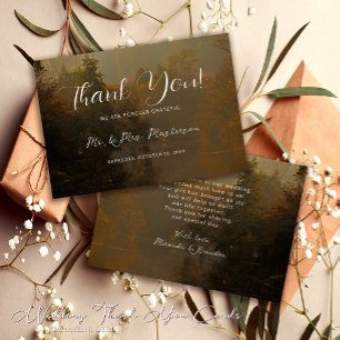 Modern Elegant Vintage Rustic Fall Wedding Tack Kort