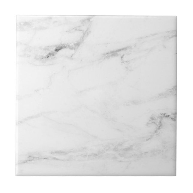 Modern Elegant - vit marble Professionell-mall Kakelplatta (Framsidan)